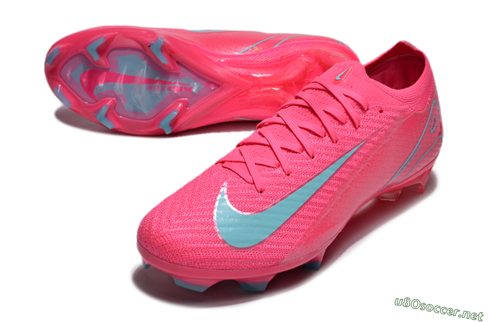 Unisex Nike Air Zoom Mercurial Vapor 16 Elite FG Football Boots - Red/Jade/White 3