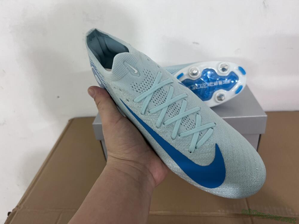 Men's Nike Air Zoom Mercurial Vapor 16 Elite SG Football Boots - Jade/Blue/White