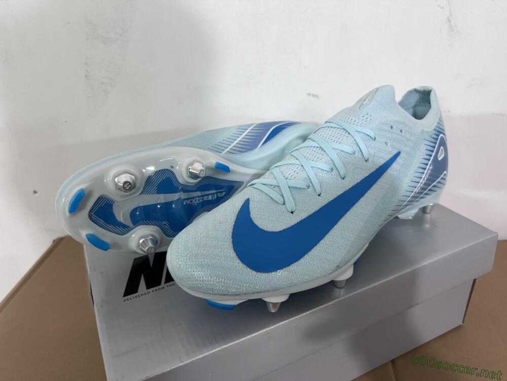 Men's Nike Air Zoom Mercurial Vapor 16 Elite SG Football Boots - Jade/Blue/White