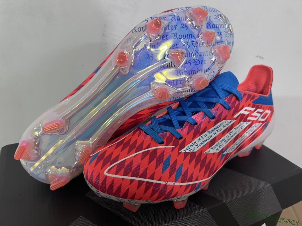 Men's Adidas F50 Elite FG Football Boots - Red/White/Blue