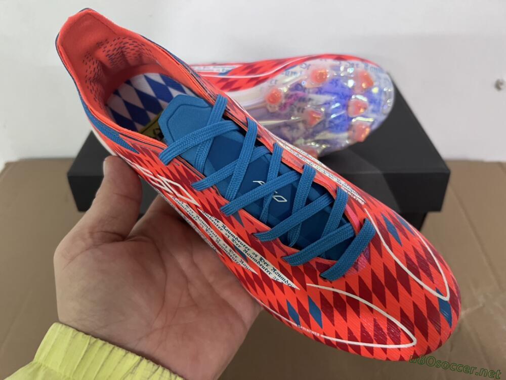 Men's Adidas F50 Elite FG Football Boots - Red/White/Blue