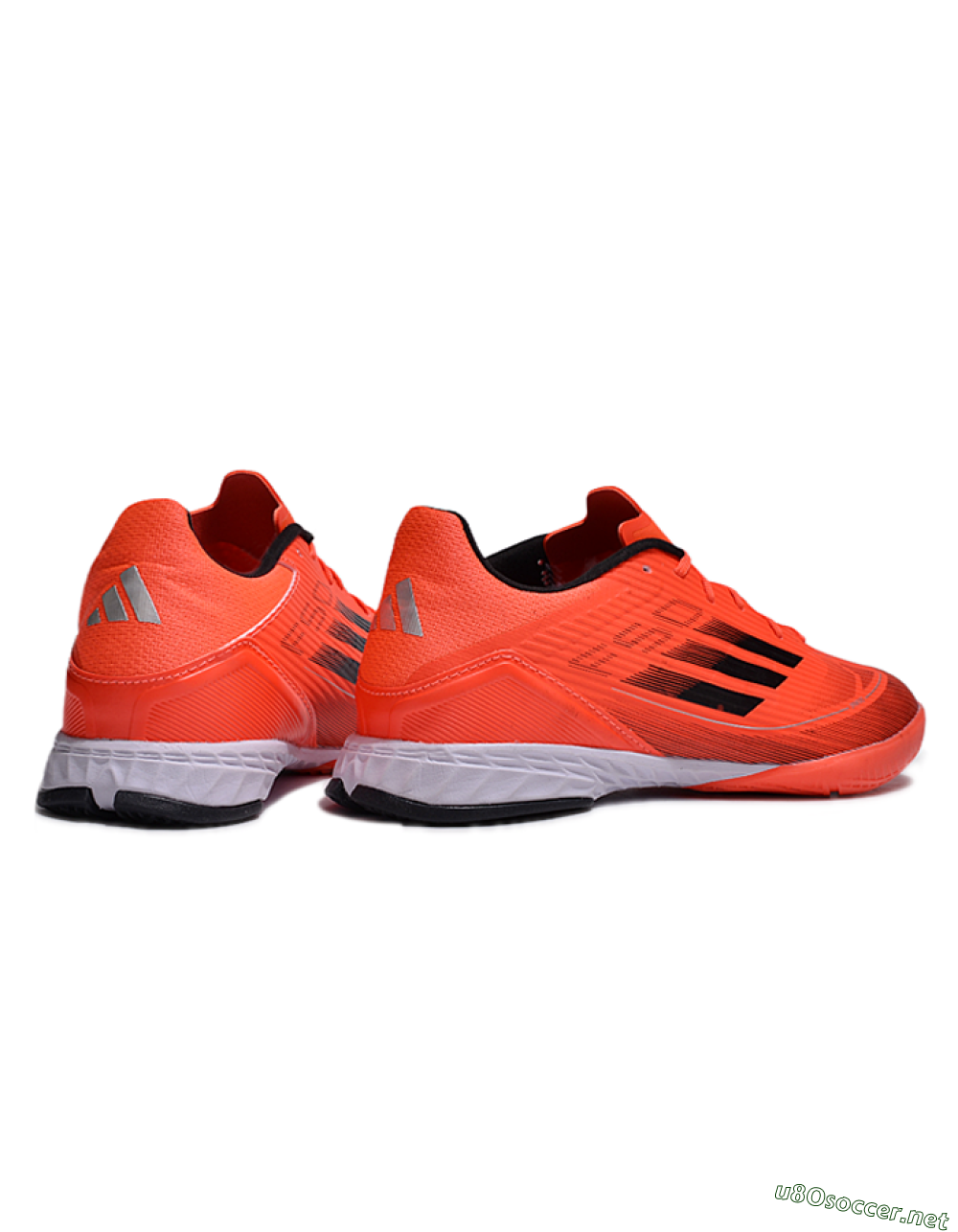 Unisex Adidas F50 Elite IC Football Shoes - Red/Black/White 6