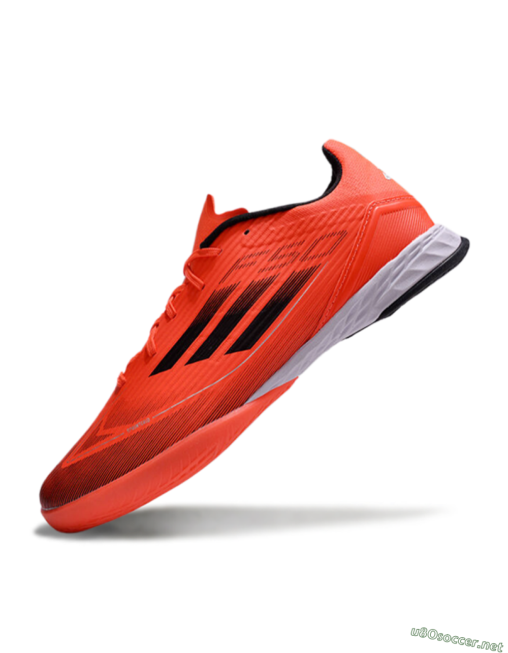Unisex Adidas F50 Elite IC Football Shoes - Red/Black/White 5