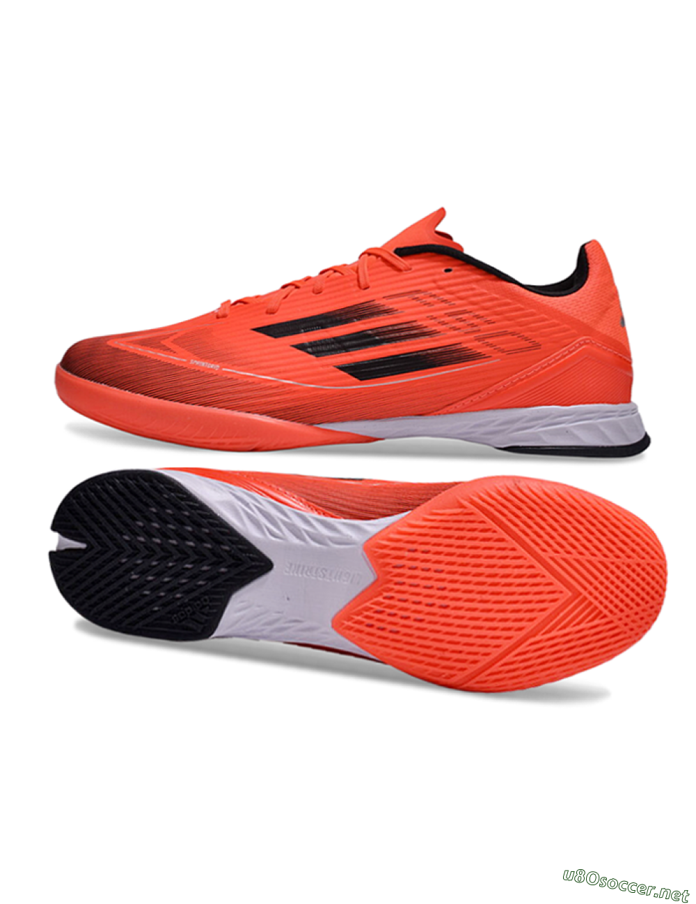 Unisex Adidas F50 Elite IC Football Shoes - Red/Black/White 1
