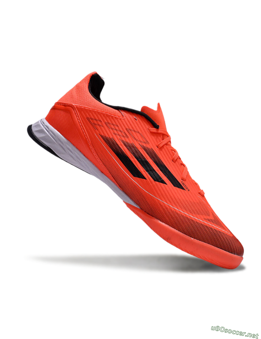 Unisex Adidas F50 Elite IC Football Shoes - Red/Black/White 4