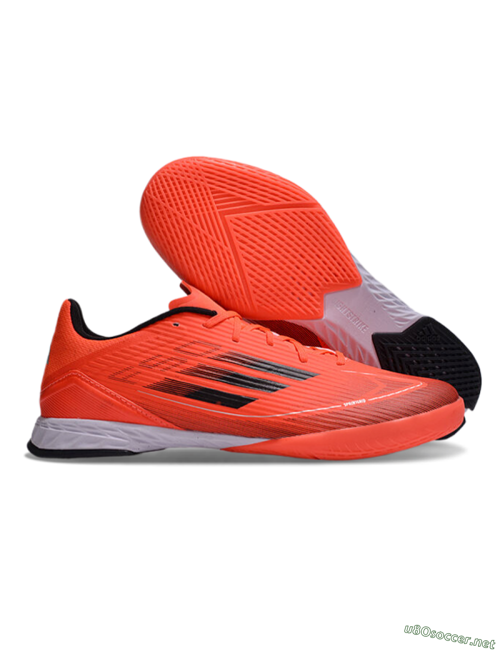 Unisex Adidas F50 Elite IC Football Shoes - Red/Black/White 2