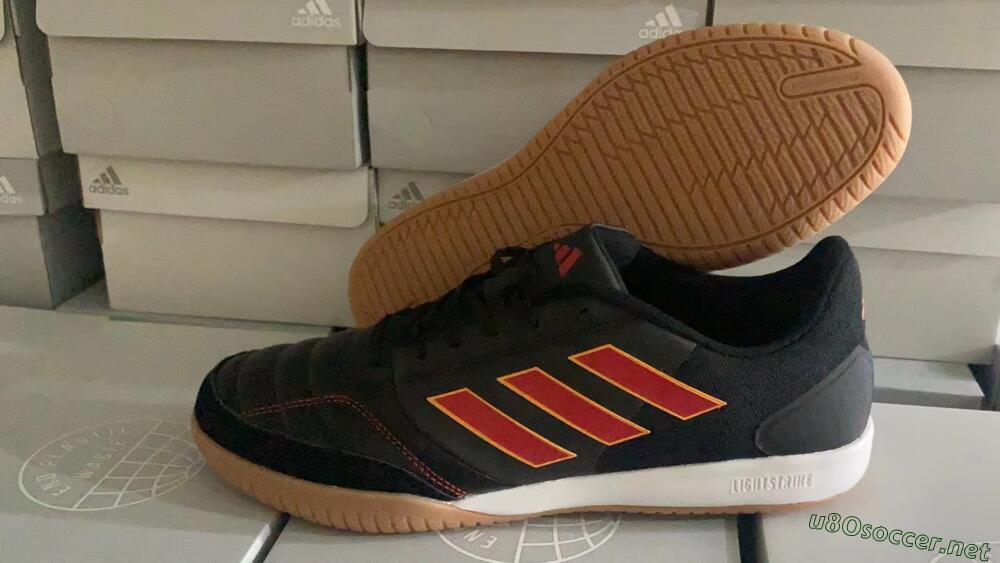 Men's Adidas Top Sala Competition IC Football Shoes - Black/Red/White