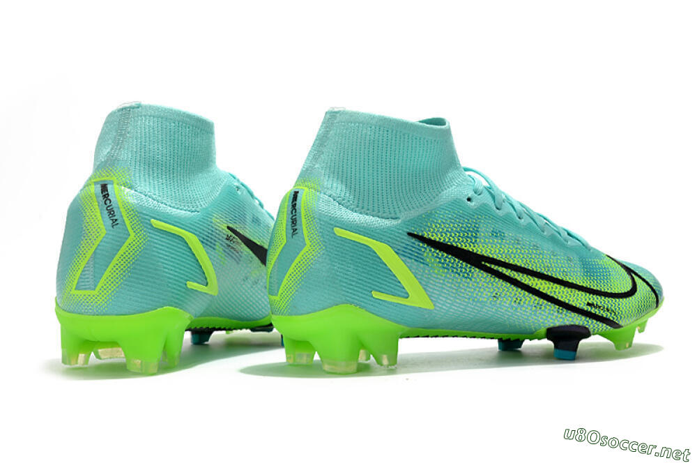 Unisex Nike Mercurial Superfly 8 Elite FG Football Boots - Jade/Black/Yellow 6