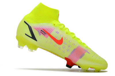 Unisex Nike Mercurial Superfly 8 Elite FG Football Boots - Yellow/Black/Red