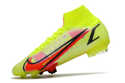 Unisex Nike Mercurial Superfly 8 Elite FG Football Boots - Yellow/Black/Red