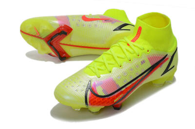 Unisex Nike Mercurial Superfly 8 Elite FG Football Boots - Yellow/Black/Red