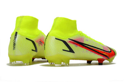 Unisex Nike Mercurial Superfly 8 Elite FG Football Boots - Yellow/Black/Red