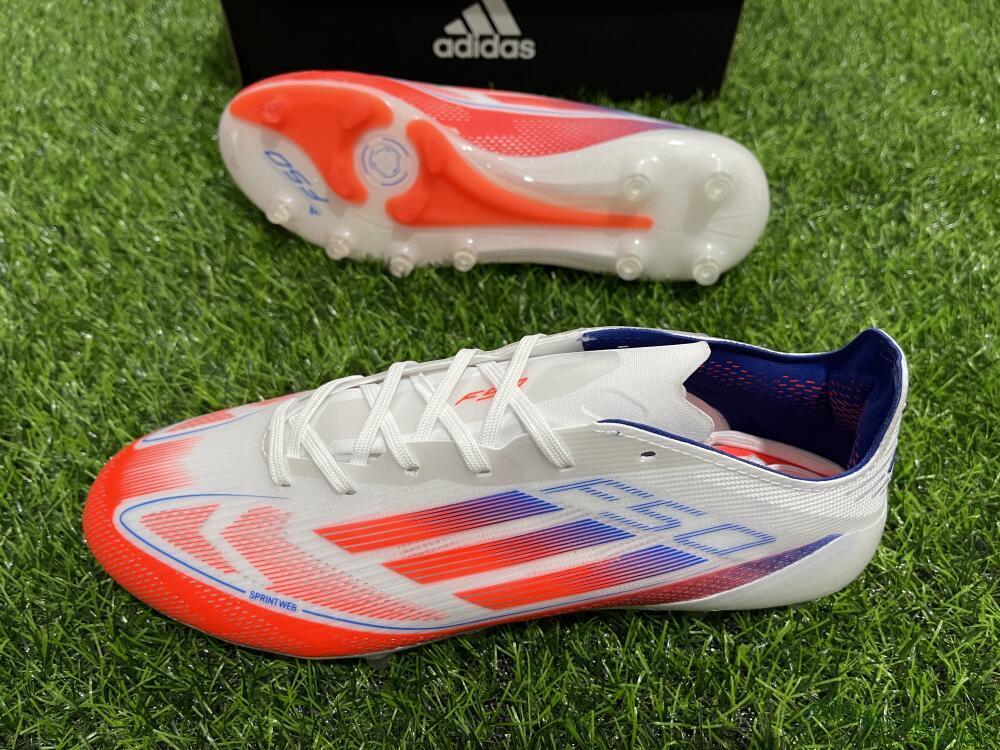 Men's Adidas F50 Elite AG Football Boots - Red/White/Blue