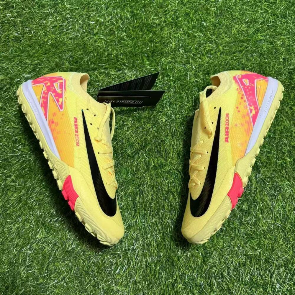Unisex Nike Air Zoom Mercurial Vapor 16 Elite TF Football Shoes - Yellow/Black/Red