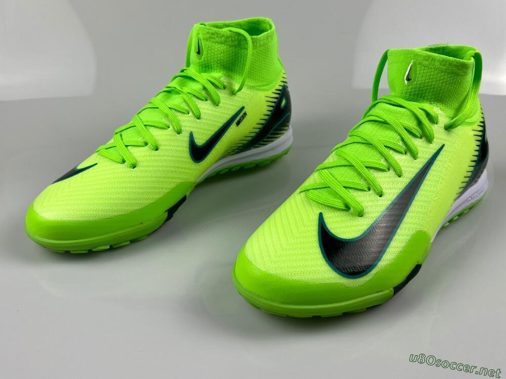 Unisex Nike Air Zoom Mercurial Superfly 10 Elite TF Football Shoes - Yellow/Black/White