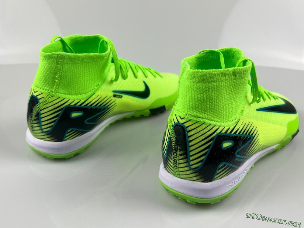 Unisex Nike Air Zoom Mercurial Superfly 10 Elite TF Football Shoes - Yellow/Black/White