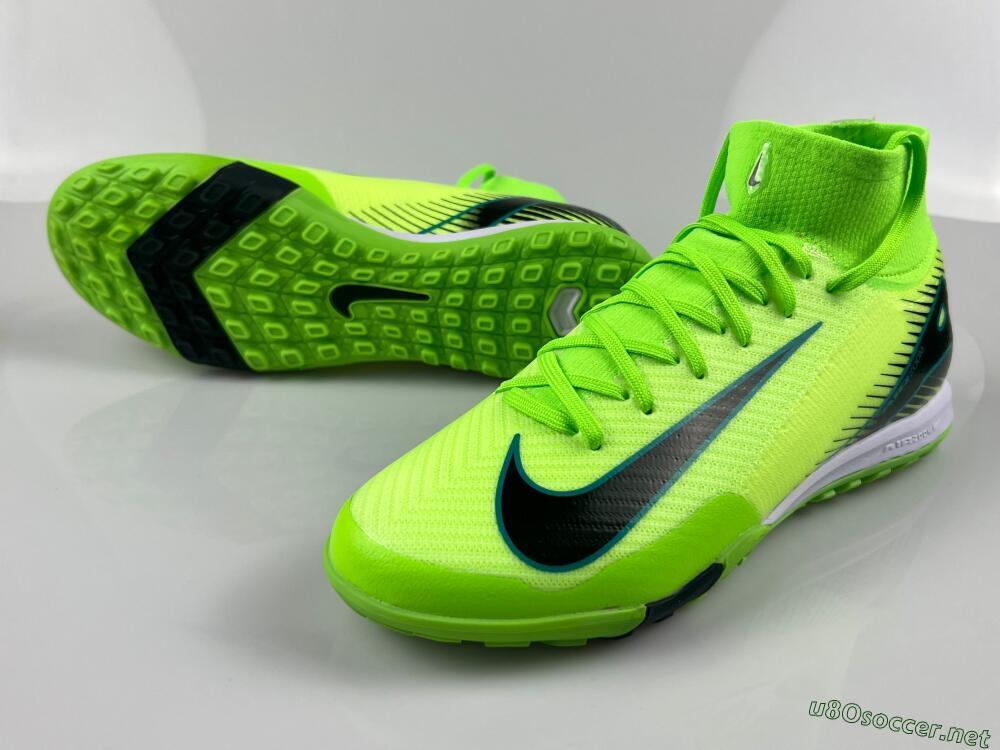 Unisex Nike Air Zoom Mercurial Superfly 10 Elite TF Football Shoes - Yellow/Black/White