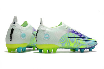 Men's Nike Mercurial Vapor 14 Elite AG Football Boots - Jade/Yellow/Blue