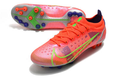 Men's Nike Mercurial Vapor 14 Elite AG Football Boots - Red/Yellow/Silver