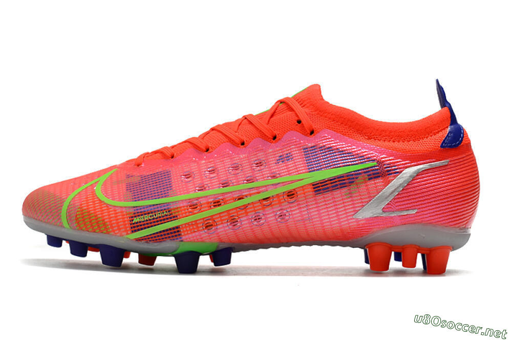 Men's Nike Mercurial Vapor 14 Elite AG Football Boots - Red/Yellow/Silver 0