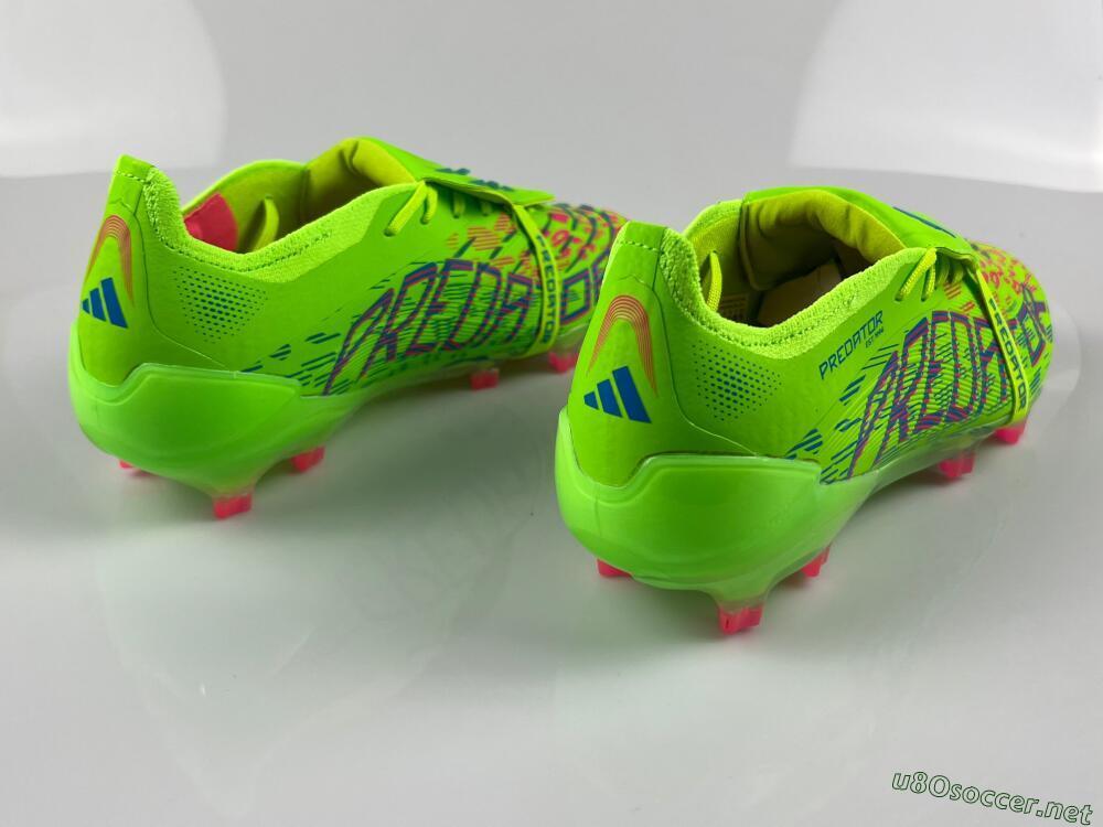 Unisex Adidas Predator Elite Foldover Tongue FG Football Boots - Yellow/Blue/Purple