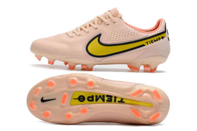 Men's Nike Tiempo Legend 9 Elite FG Football Boots - Pink/Yellow/Black