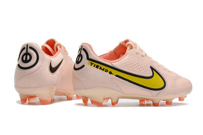 Men's Nike Tiempo Legend 9 Elite FG Football Boots - Pink/Yellow/Black