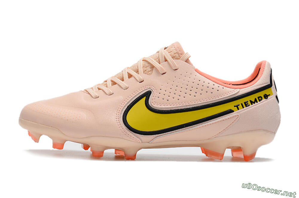 Men's Nike Tiempo Legend 9 Elite FG Football Boots - Pink/Yellow/Black 0
