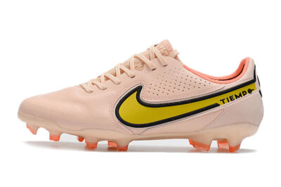 Men's Nike Tiempo Legend 9 Elite FG Football Boots - Pink/Yellow/Black