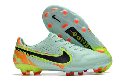 Men's Nike Tiempo Legend 9 Elite FG Football Boots - Jade/Yellow/Black