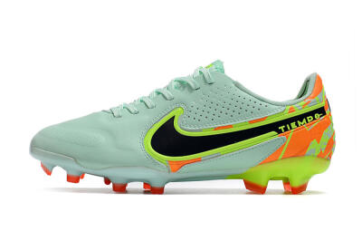 Men's Nike Tiempo Legend 9 Elite FG Football Boots - Jade/Yellow/Black
