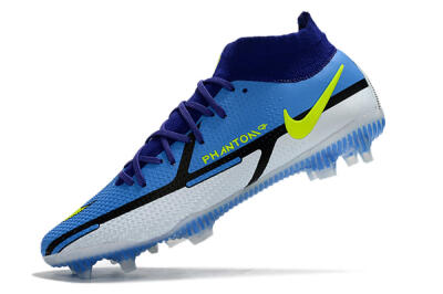 Men's Nike Phantom GT2 DF Elite FG Football Boots - Blue/Yellow/White