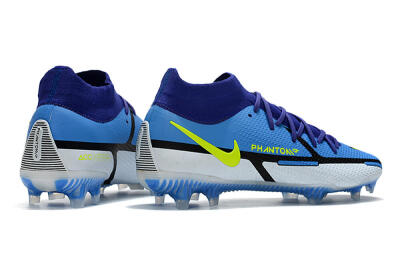 Men's Nike Phantom GT2 DF Elite FG Football Boots - Blue/Yellow/White