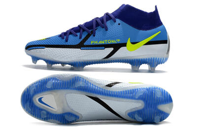 Men's Nike Phantom GT2 DF Elite FG Football Boots - Blue/Yellow/White