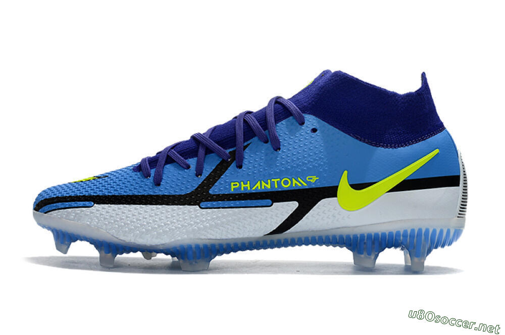Men's Nike Phantom GT2 DF Elite FG Football Boots - Blue/Yellow/White 0