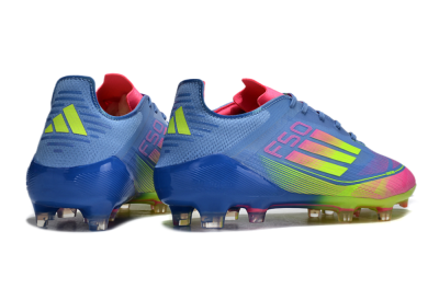Men's Adidas F50 Elite TF Football Shoes - Blue/Pink/Yellow