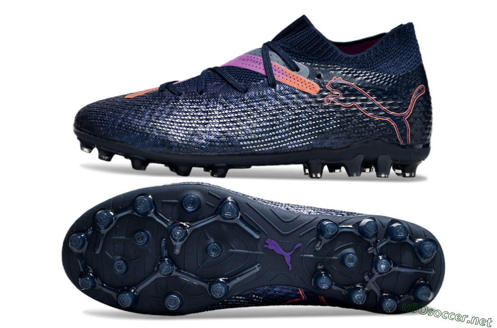 Men's Puma Future Ultimate MG Football Boots - Blue/Pink/Yellow 1