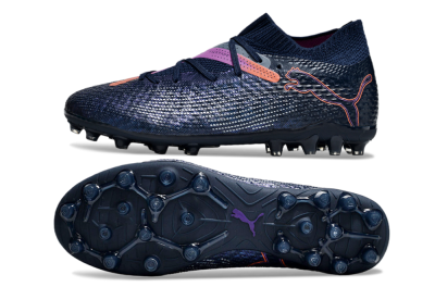 Men's Puma Future Ultimate MG Football Boots - Blue/Pink/Yellow