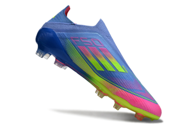 Men's Adidas F50 Elite FG Football Boots - Blue/Pink/Yellow