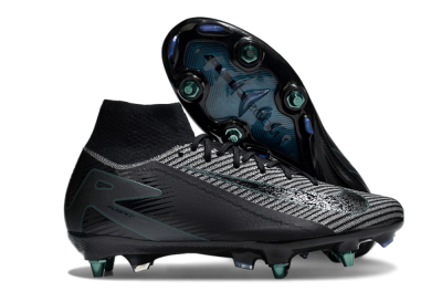 Men's Nike Air Zoom Mercurial Superfly 10 Elite SG Football Boots - Black/Jade