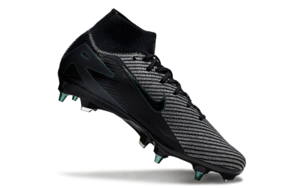 Men's Nike Air Zoom Mercurial Superfly 10 Elite SG Football Boots - Black/Jade