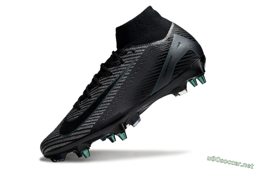Men's Nike Air Zoom Mercurial Superfly 10 Elite SG Football Boots - Black/Jade 5