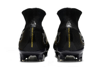 Unisex Nike Mercurial Superfly 8 Elite FG Football Boots - Black/Gold/Silver