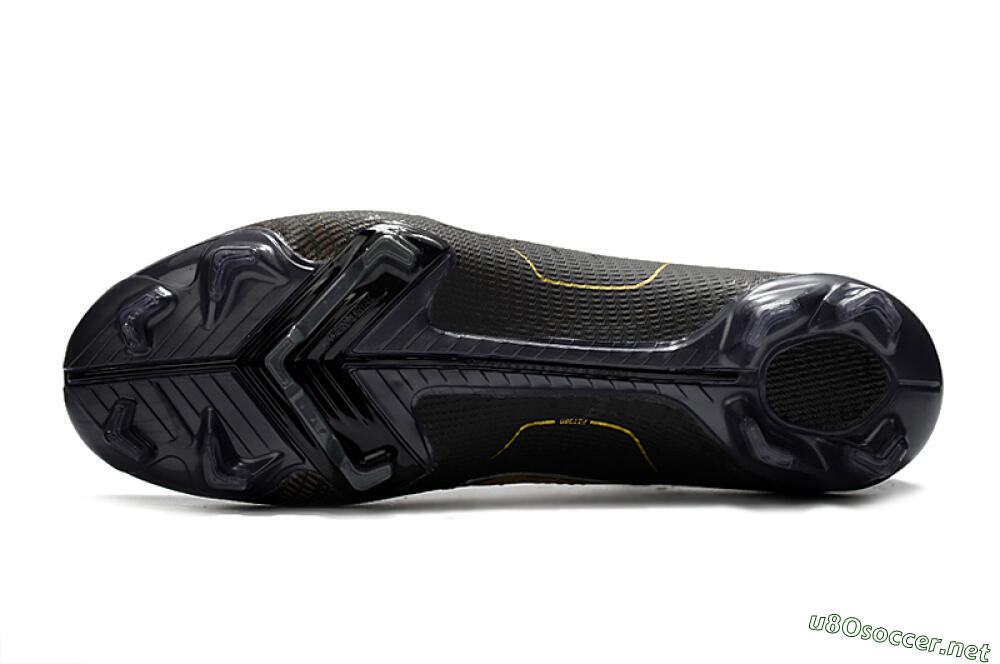 Unisex Nike Mercurial Superfly 8 Elite FG Football Boots - Black/Gold/Silver 6