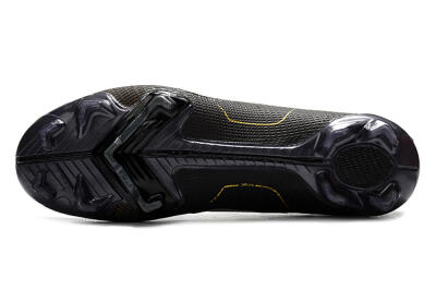 Unisex ike Mercurial Vapor 14 Elite FG Football Boots - Black/Gold/Silver