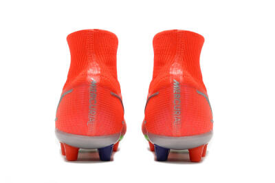 Unisex Nike Mercurial Superfly 8 Elite AG Football Boots - Red/Yellow/Silver