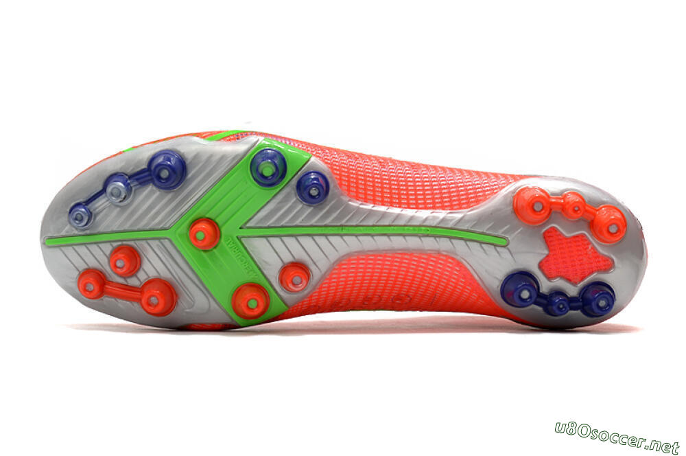 Unisex Nike Mercurial Superfly 8 Elite AG Football Boots - Red/Yellow/Silver 6