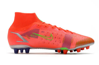 Unisex Nike Mercurial Superfly 8 Elite AG Football Boots - Red/Yellow/Silver