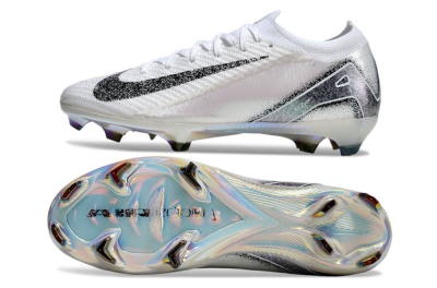 Men's Nike Air Zoom Mercurial Vapor 16 Elite FG Football Boots - White/Black/Grey