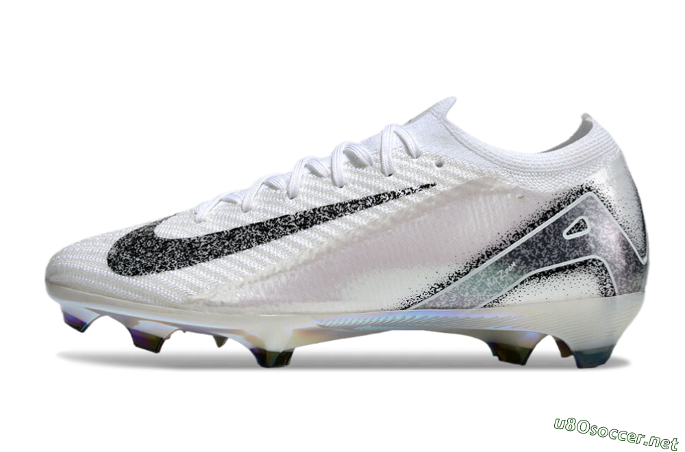 Men's Nike Air Zoom Mercurial Vapor 16 Elite FG Football Boots - White/Black/Grey 0